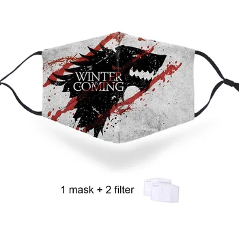 Unisex Game of Thrones 3D Masks Mens Women Protective PM2.5 Filter Masks Breathable Reusable Masks Dust-proof masque lavable
Unisex Game of Thrones 3D Masks Mens Women Protective PM2.5 Filter Masks Breathable Reusable Masks Dust-proof masque lavable