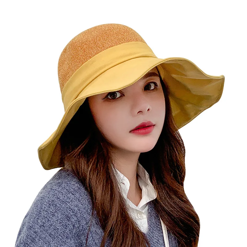Sparsil Women Autumn Winter Bucket Hats Girl Wide Brimmed Dome Bow-kot Patchwork Fedoras Hat Solid Color Lady Floppy Elegant Cap
Sparsil Women Autumn Winter Bucket Hats Girl Wide Brimmed Dome Bow-kot Patchwork Fedoras Hat Solid Color Lady Floppy Elegant Cap