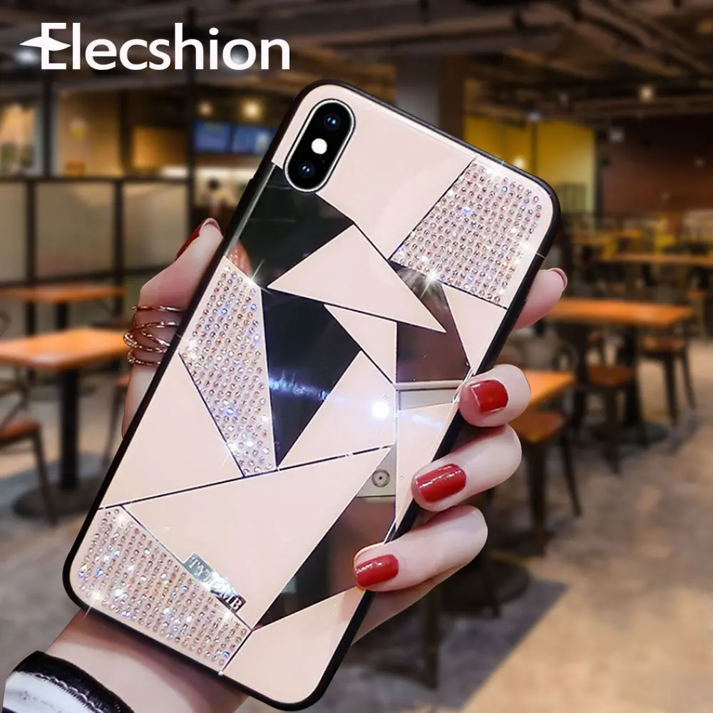 For iPhone 6s 7 8 Plus Diamond Mirror Phone Case For iPhone XR XS Max Shockproof Phone Back Cover For iPhone X XS Cellphone Case
For iPhone 6s 7 8 Plus Diamond Mirror Phone Case For iPhone XR XS Max Shockproof Phone Back Cover For iPhone X XS Cellphone Case