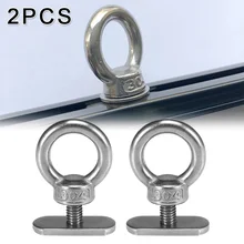 Kayak 2 Pcs Stainless Steel Hook Ring Replacement Track Mount Kayak Tie Down Eyelet For Most Track Systems
Kayak 2 Pcs Stainless Steel Hook Ring Replacement Track Mount Kayak Tie Down Eyelet For Most Track Systems