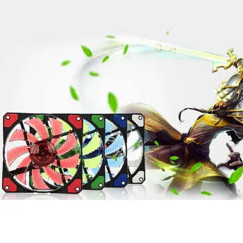3PCS Computer 16DB Ultra Silent 15 LEDs Case Fan Heatsink Cooler Cooling, 12CM Fan,12VDC 3P IDE 4Pin Multicolored
3PCS Computer 16DB Ultra Silent 15 LEDs Case Fan Heatsink Cooler Cooling, 12CM Fan,12VDC 3P IDE 4Pin Multicolored