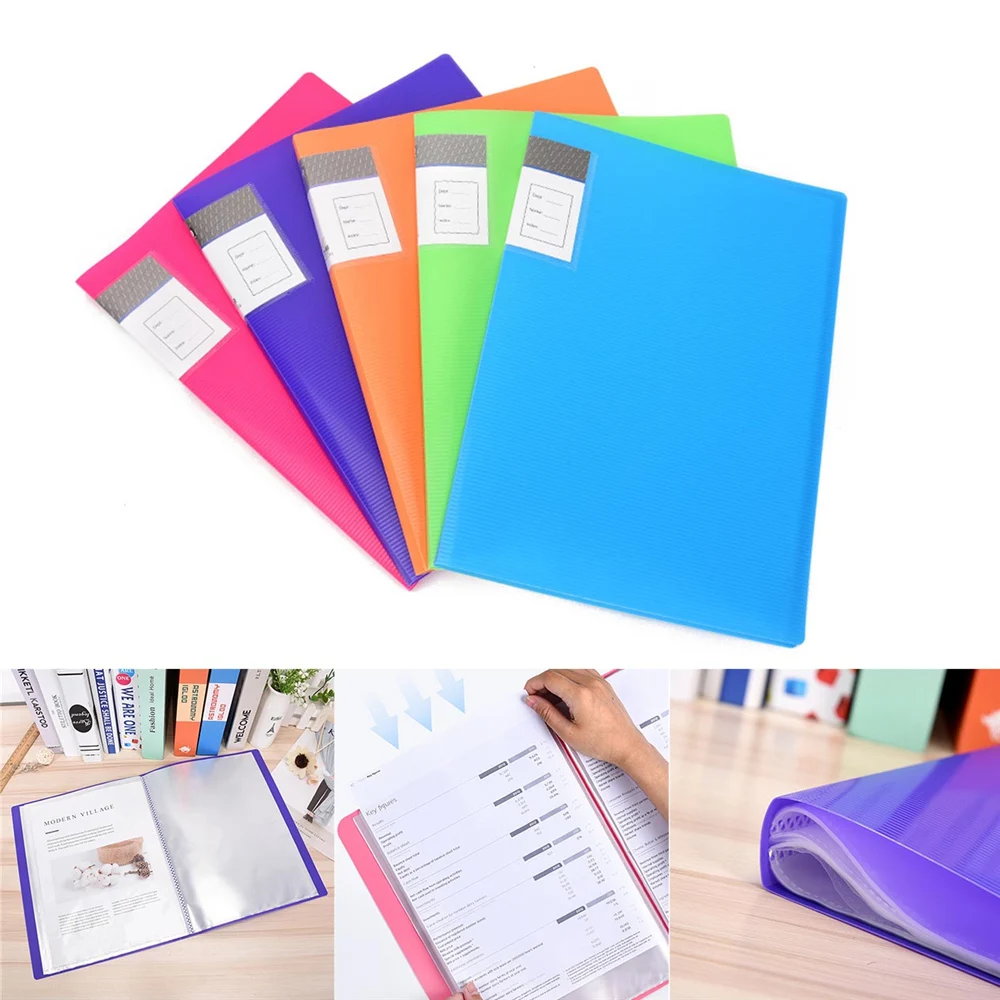A4 Folder Display Book Document Storage File Booklet Insert Folder For Office School 20/30 Pages
A4 Folder Display Book Document Storage File Booklet Insert Folder For Office School 20/30 Pages