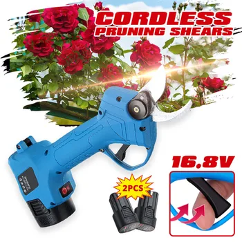 7.2/16.8V 1300/220mAh Rechargeable Cordless Pruner Pruning Shear 25mm Garden Eletric Tools Tree Branches Cutter 2x Battery
7.2/16.8V 1300/220mAh Rechargeable Cordless Pruner Pruning Shear 25mm Garden Eletric Tools Tree Branches Cutter 2x Battery