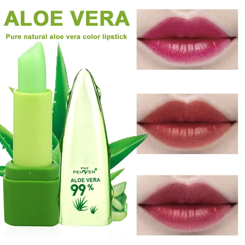 Aloe Vera Natural Moisturizer Makeup Lipstick Temperature Changed Color Lipblam Magic Pink Lip Gloss Protector Lips Cosmetics
Aloe Vera Natural Moisturizer Makeup Lipstick Temperature Changed Color Lipblam Magic Pink Lip Gloss Protector Lips Cosmetics