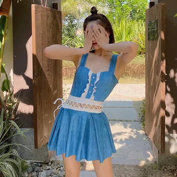 High Waist Swimsuit One-Piece Swimsuits Retro Ladies One Piece Closed With Push Up Woman 2019 Suit Female Skirt Block Slim Thin
High Waist Swimsuit One-Piece Swimsuits Retro Ladies One Piece Closed With Push Up Woman 2019 Suit Female Skirt Block Slim Thin