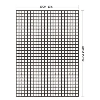 Non Stick Grill Mesh Mats Barbecue Grilling Mats High Security Grid Shape BBQ Mat with Heat Resistance For Outdoor Activities
Non Stick Grill Mesh Mats Barbecue Grilling Mats High Security Grid Shape BBQ Mat with Heat Resistance For Outdoor Activities
