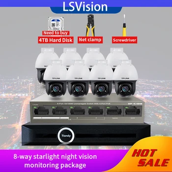 LSVision 3MP HD POE NVR Kits Outdoor IP Cameras CCTV Surveillance System P2P Video Surveillance Set 4TB HDD
LSVision 3MP HD POE NVR Kits Outdoor IP Cameras CCTV Surveillance System P2P Video Surveillance Set 4TB HDD