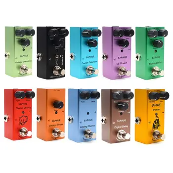Mini Electric Guitar Pedal Effector Vintage Overdrive/Crunch Distortion/Tremolo
Mini Electric Guitar Pedal Effector Vintage Overdrive/Crunch Distortion/Tremolo