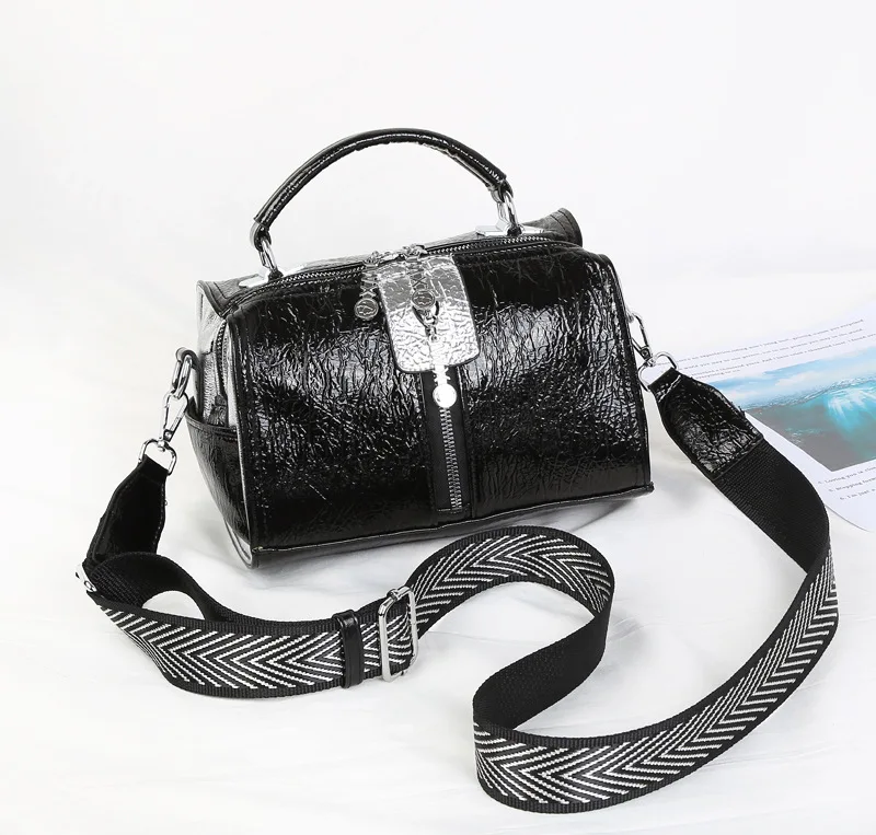 Bags for Women New Boston Women's Handbag Pu Leather Rivet Shoulder Bag Luxury Quality Handbag Women's Crossbody Bag Strap Bag Bags for Women New Boston Women's Handbag Pu Leather Rivet Shoulder Bag Luxury Quality Handbag Women's Crossbody Bag Strap Bag