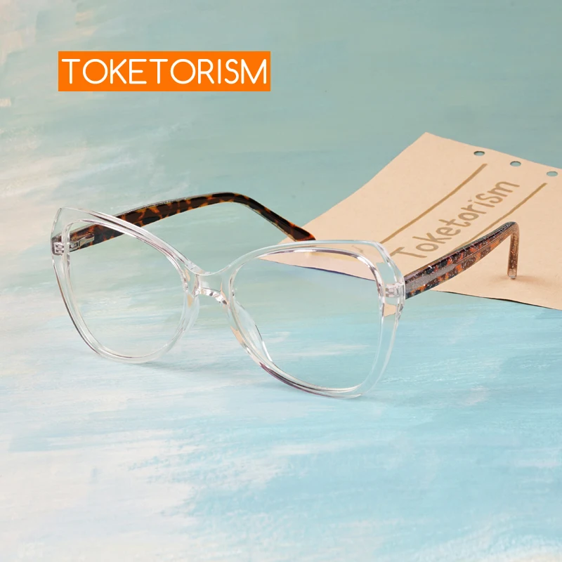 Toketorism Transparent Women Eyeglasses Anti Blue Light Computer Glasses Fashion Prescription Glasses Frame
Toketorism Transparent Women Eyeglasses Anti Blue Light Computer Glasses Fashion Prescription Glasses Frame