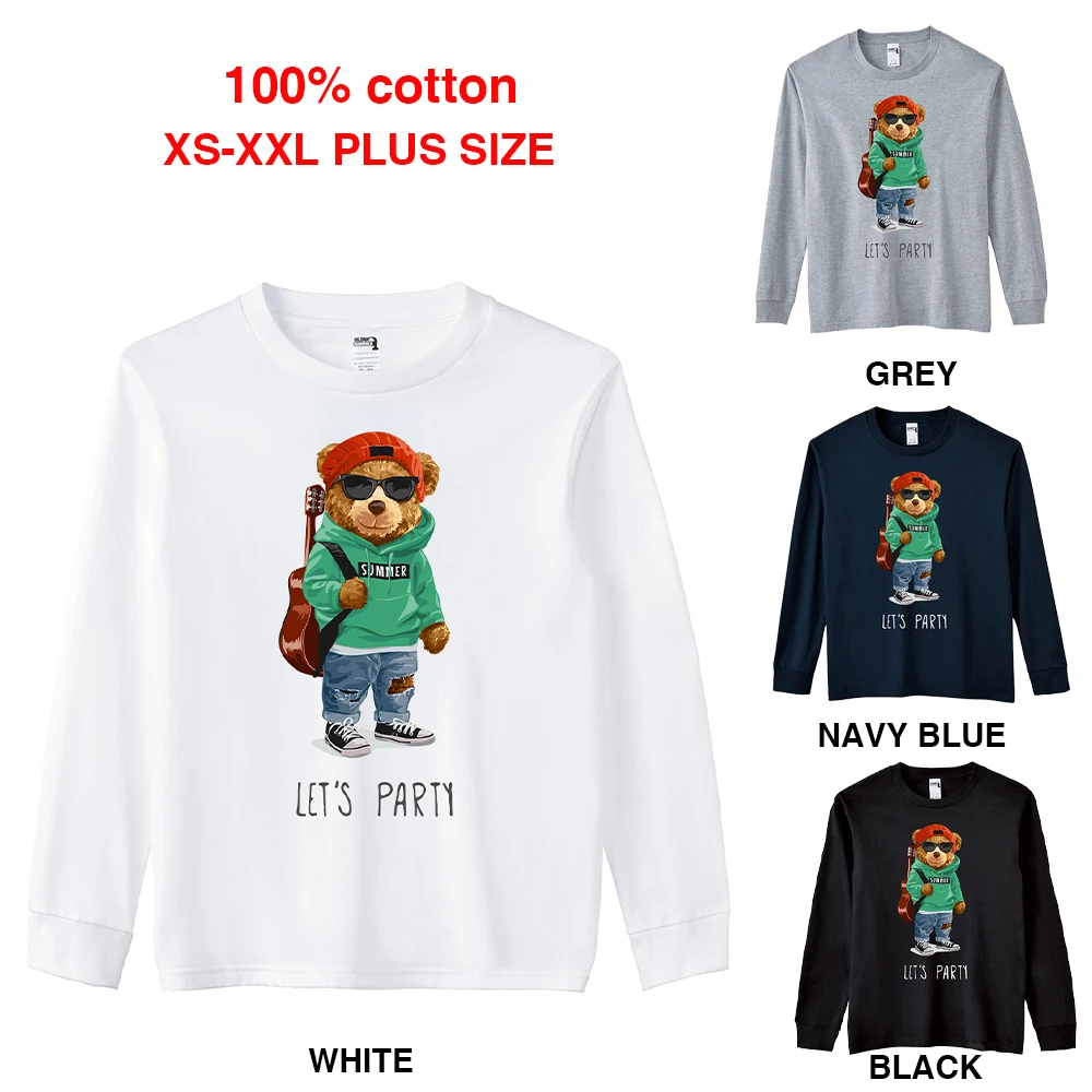 BLINGPAW Spring/Autumn Let's Party Graphics Unisex Long Sleeve T-Shirt O-Neck Tops Casual 100% Cotton
BLINGPAW Spring/Autumn Let's Party Graphics Unisex Long Sleeve T-Shirt O-Neck Tops Casual 100% Cotton