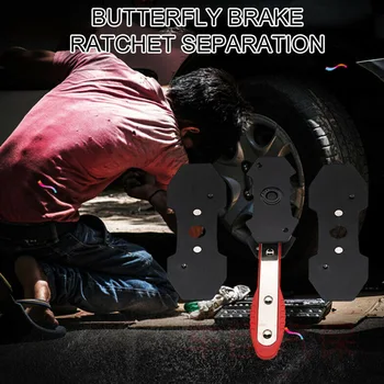 Piston Spreader Pad Auto Ratcheting Accessories Hand Wrench Steel Universal Adjustment Press Tool Brake Caliper Repair Durable
Piston Spreader Pad Auto Ratcheting Accessories Hand Wrench Steel Universal Adjustment Press Tool Brake Caliper Repair Durable