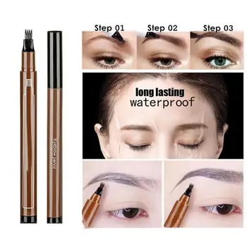 1pc Non Blooming Bifurcated Eyebrow Pencil Durable Liquid Water Eyebrow Pencil Waterproof and Sweatproof Eyebrow Pencil
1pc Non Blooming Bifurcated Eyebrow Pencil Durable Liquid Water Eyebrow Pencil Waterproof and Sweatproof Eyebrow Pencil