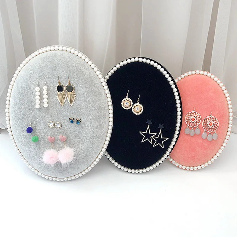 High Grade Pearl Jewelry Display Organizer Velvet For Pendant Necklaces Earrings Bust Display Stand For Jewelry Counter Showcase
High Grade Pearl Jewelry Display Organizer Velvet For Pendant Necklaces Earrings Bust Display Stand For Jewelry Counter Showcase