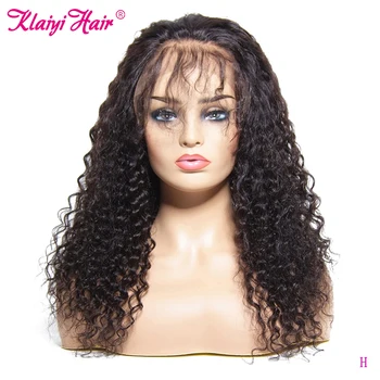 Klaiyi Hair Wig Brizilian Curly Wave 13X4 Remy Hair Wig 10-24 Inch Front Lace Wigs 150% Density Human Hair Wig Natural Color
Klaiyi Hair Wig Brizilian Curly Wave 13X4 Remy Hair Wig 10-24 Inch Front Lace Wigs 150% Density Human Hair Wig Natural Color