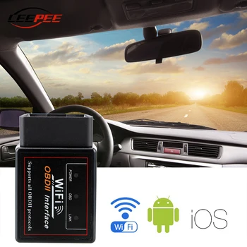 LEEPEE Car Accessories Diagnostic Tool OBD2 OBD 2 Universal ELM327 WIFI V1.5 Code Reader Scanner For Android IOS Software
LEEPEE Car Accessories Diagnostic Tool OBD2 OBD 2 Universal ELM327 WIFI V1.5 Code Reader Scanner For Android IOS Software