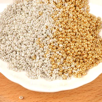 2/3/4mm Gold and silver Czech Seed Spacer Beads Mini Glass Beads Diy Jewelry Making Material For Handmade Jewellery Fittings
2/3/4mm Gold and silver Czech Seed Spacer Beads Mini Glass Beads Diy Jewelry Making Material For Handmade Jewellery Fittings