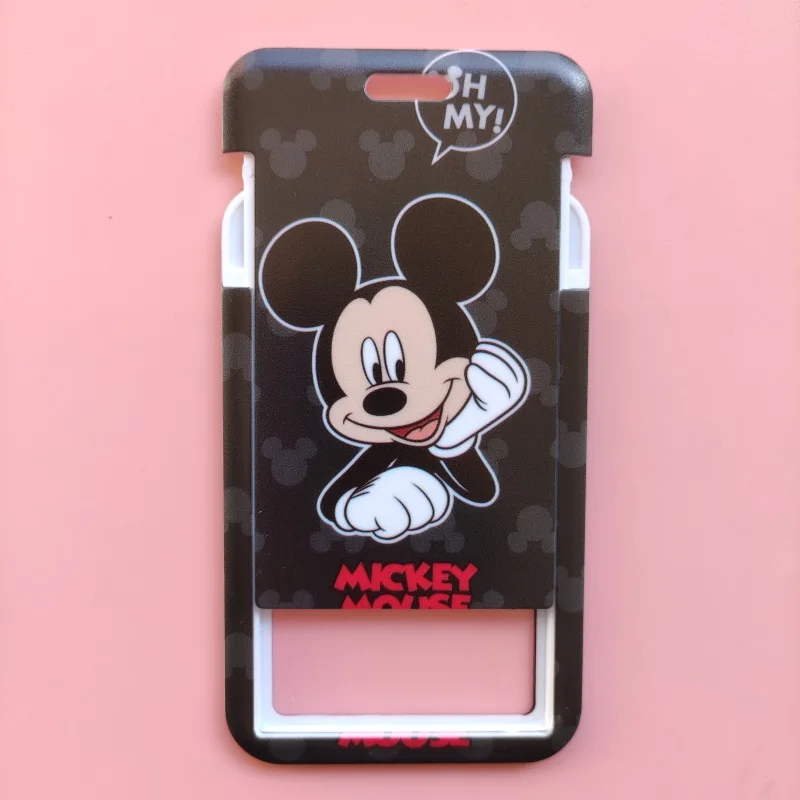 Etui na kartę bankową i biznesową z przesuwną nazwą - Disney Mickey Minnie Mouse - Wianko - 14