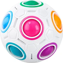 Fun Original 3D Rainbow Puzzle Ball Magic Cube Fidget Toys Brain Teaser Balls Matching Puzzle Game Stress Reliever Sensory Toy
Fun Original 3D Rainbow Puzzle Ball Magic Cube Fidget Toys Brain Teaser Balls Matching Puzzle Game Stress Reliever Sensory Toy