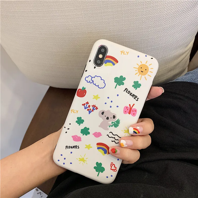 JAMULAR Cartoon Graffiti Case Cover For iPhone XR XS MAX X 7 8 6 6s Plus Funny Pattern Rainbow Phone Coque Soft IMD Fundas Shell
JAMULAR Cartoon Graffiti Case Cover For iPhone XR XS MAX X 7 8 6 6s Plus Funny Pattern Rainbow Phone Coque Soft IMD Fundas Shell
