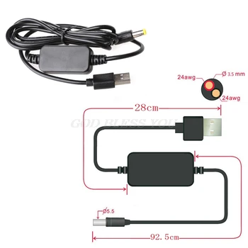 DC-DC 5V to 9V/12V DC Jack 5.5mmx2.1mm Step-up Power Module Converter Cable Cord Drop Shipping
DC-DC 5V to 9V/12V DC Jack 5.5mmx2.1mm Step-up Power Module Converter Cable Cord Drop Shipping