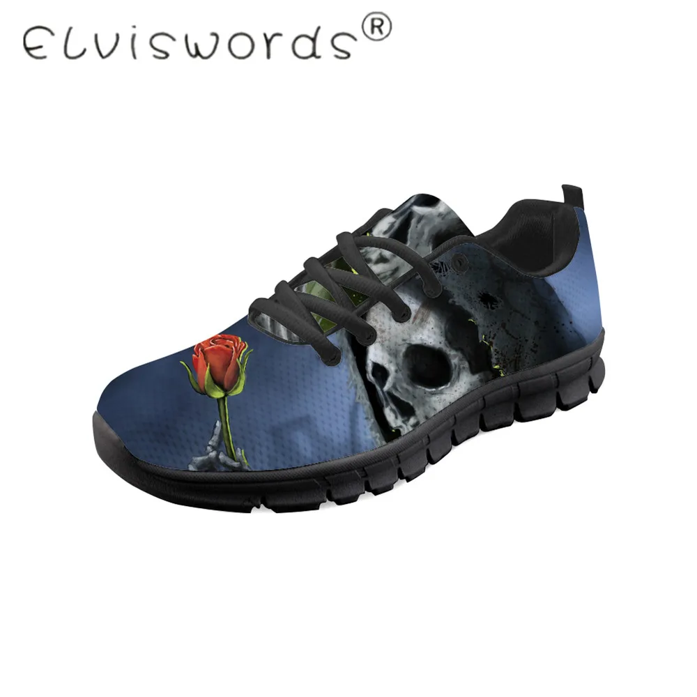 ELVISWORDS Male Casual Shoes Skull pattern Flats Shoes Print on Demand Men Black Lace-up Comfortable Sneakers Tenis Masculino
ELVISWORDS Male Casual Shoes Skull pattern Flats Shoes Print on Demand Men Black Lace-up Comfortable Sneakers Tenis Masculino