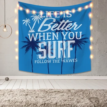 Cassisy Summer Party Fashion Tapestry Tropical Leaves Palm Tree Wave Surf Life Vacation Wall Hangings Restaurant Home Decoration
Cassisy Summer Party Fashion Tapestry Tropical Leaves Palm Tree Wave Surf Life Vacation Wall Hangings Restaurant Home Decoration