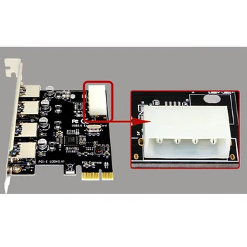 4 Ports Expansion Card For Desktop Controller Hub Adapter Internal Components Super Fast Accessories Add On PCI E To USB 3.0
4 Ports Expansion Card For Desktop Controller Hub Adapter Internal Components Super Fast Accessories Add On PCI E To USB 3.0