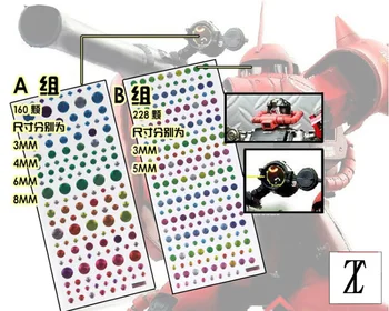 For Model Making Tools Gundam Zago Military Model Eye Paster Cyclops Series Sighting Device Paster
For Model Making Tools Gundam Zago Military Model Eye Paster Cyclops Series Sighting Device Paster