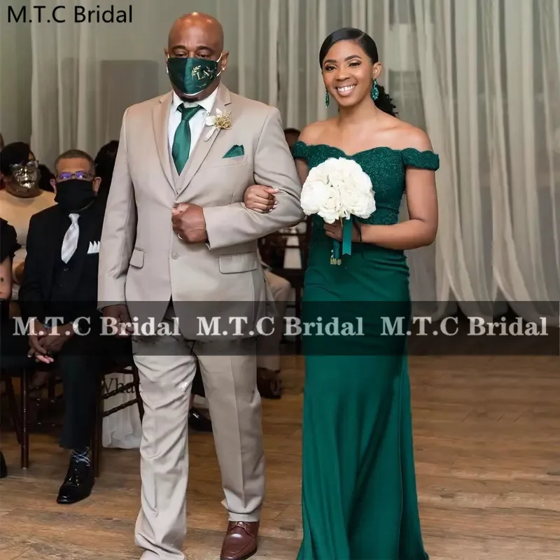 Elegant Green Mermaid Off The Shoulder Bridesmaid Dresses Lace Up Back Floor Length Long Wedding Party Gowns For Maids Plus Size
Elegant Green Mermaid Off The Shoulder Bridesmaid Dresses Lace Up Back Floor Length Long Wedding Party Gowns For Maids Plus Size