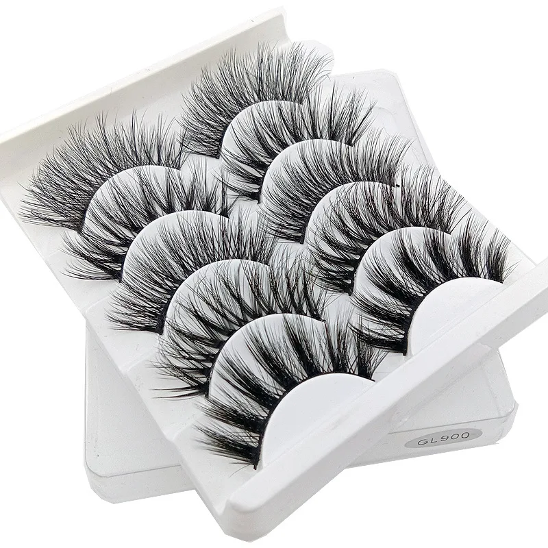Umělé 3D řasy - 5 párů Umělé 3D řasy - 5 párů