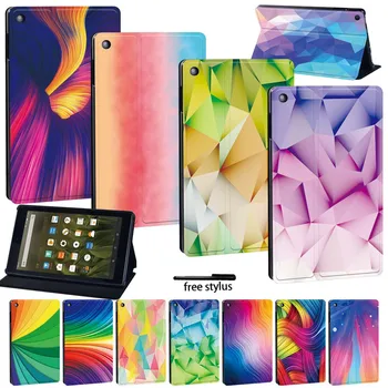 Multicolor PC Leather Stand Cover Case for Amazon Fire 7 5th 7th 9th/Fire HD 8/Fire HD 10 Drop Resistant Tablet Protective Shell 
Multicolor PC Leather Stand Cover Case for Amazon Fire 7 5th 7th 9th/Fire HD 8/Fire HD 10 Drop Resistant Tablet Protective Shell