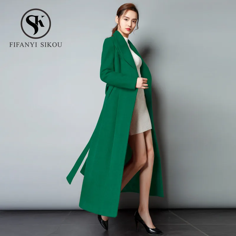 2019 Winter coat women Fashion Design High quality Wool coat Casual Elegant Long Coats Ladies Slim Thick warm Woolen Outerwear 
2019 Winter coat women Fashion Design High quality Wool coat Casual Elegant Long Coats Ladies Slim Thick warm Woolen Outerwear