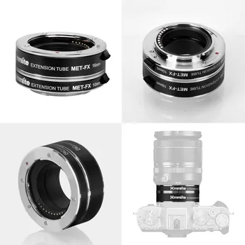 COMMLITE Automatic Extension Tube Adapter Ring Set 10mm 16mm Auto Focus TTL Exposure for Macro Photography for Fujifilm X-mount
COMMLITE Automatic Extension Tube Adapter Ring Set 10mm 16mm Auto Focus TTL Exposure for Macro Photography for Fujifilm X-mount