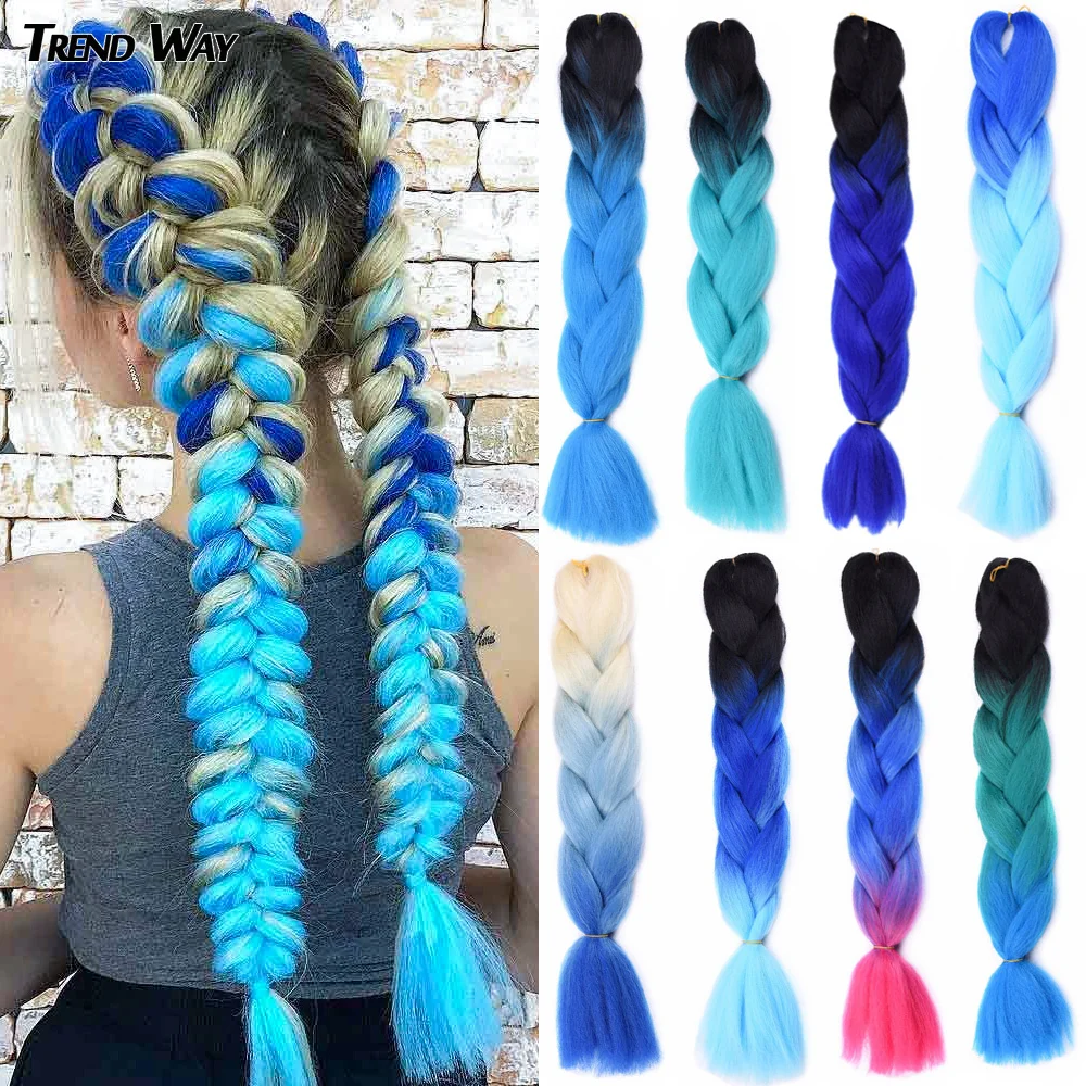 Trend Way 24Inch Synthetic Hair Long Jumbo Braid Hair Heat Extensions Box Braids For Woman Pink Purple Yellow Green Hair
Trend Way 24Inch Synthetic Hair Long Jumbo Braid Hair Heat Extensions Box Braids For Woman Pink Purple Yellow Green Hair