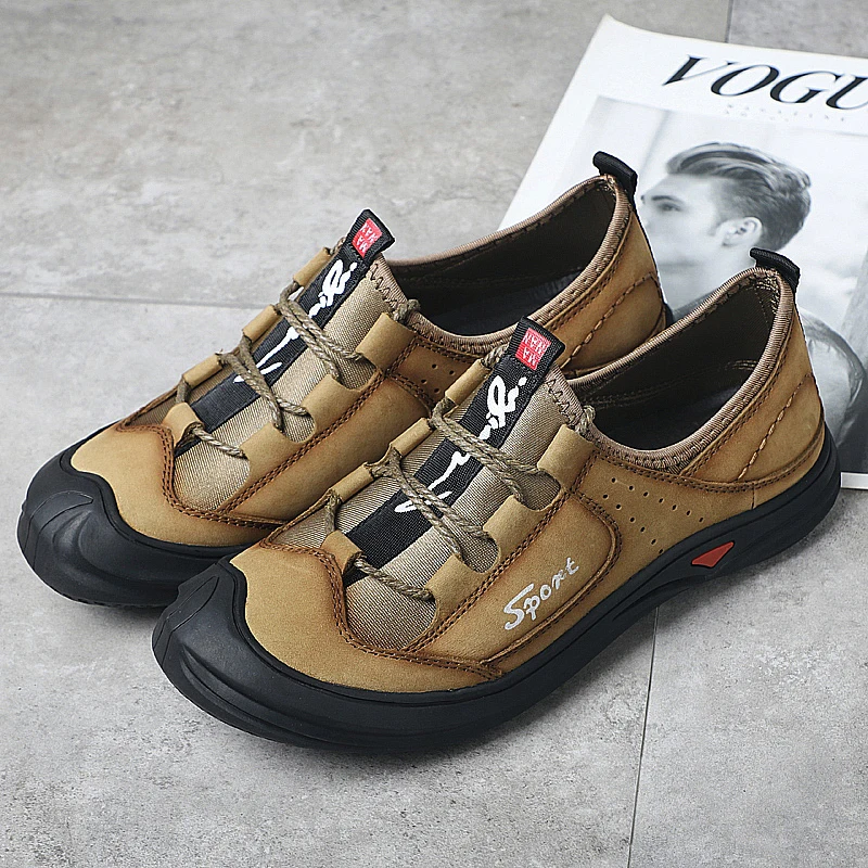 CNFIIA Shoes Men Designer Shoes Male Fashion Plus Size 45 46 Black Brown Mens Trekking Shoes 2019 Anti-Slip Genuine Leather New
CNFIIA Shoes Men Designer Shoes Male Fashion Plus Size 45 46 Black Brown Mens Trekking Shoes 2019 Anti-Slip Genuine Leather New