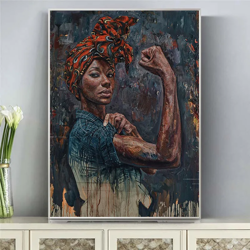 Portraits Of Strong African-American Women Canvas Cuadros Posters and Prints Wall Art Picture for Living Room
Portraits Of Strong African-American Women Canvas Cuadros Posters and Prints Wall Art Picture for Living Room