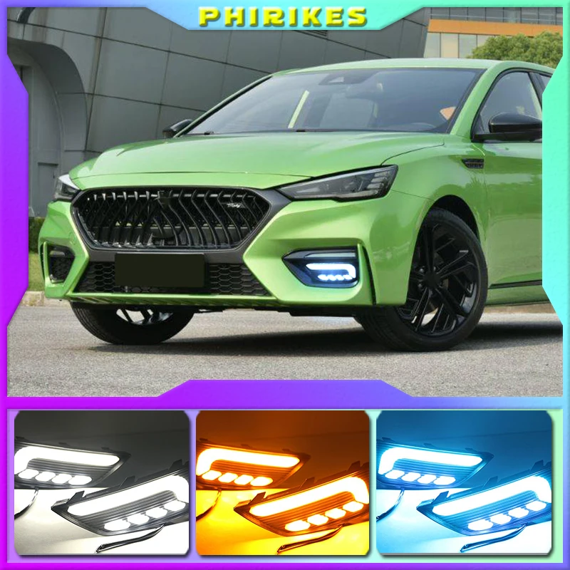 1 Pair DRL For MG6 MG 6 2020 Fog Lamp Covers Car LED Daytime Running Lights White Yellow Blue Running Turn signal
1 Pair DRL For MG6 MG 6 2020 Fog Lamp Covers Car LED Daytime Running Lights White Yellow Blue Running Turn signal