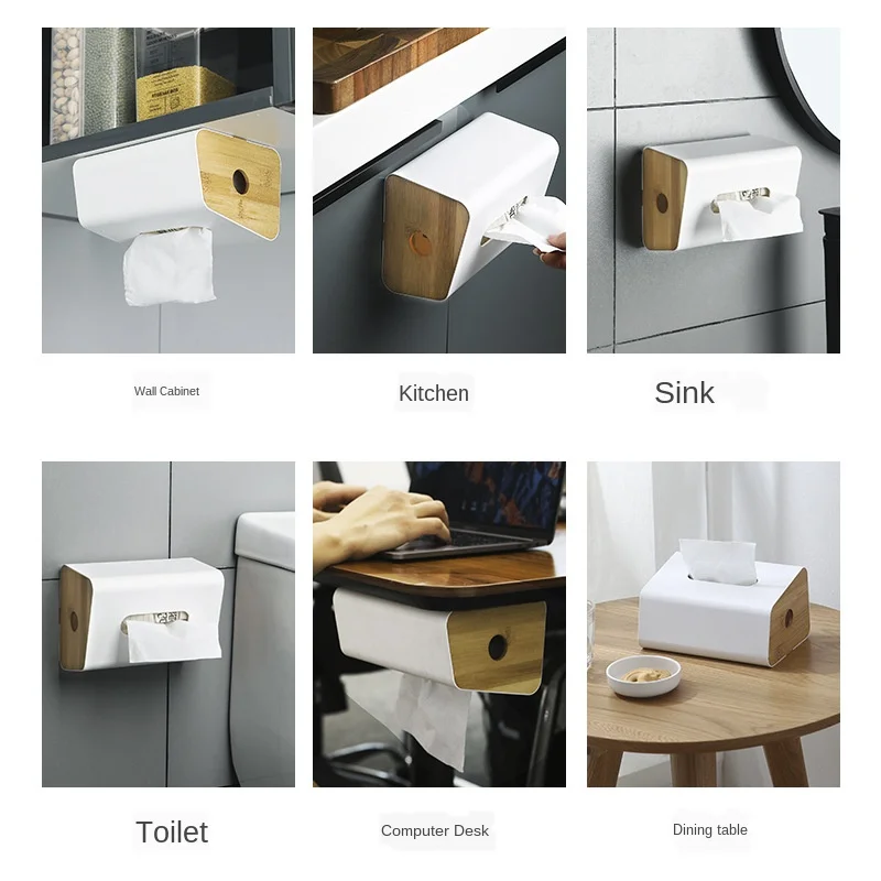 Multi-Purpose Hole-Free Kitchen Paper Storage Box Paper Extraction Box Seamless Wall-Mounted Tissue Holder Toilet Tissue Box
Multi-Purpose Hole-Free Kitchen Paper Storage Box Paper Extraction Box Seamless Wall-Mounted Tissue Holder Toilet Tissue Box