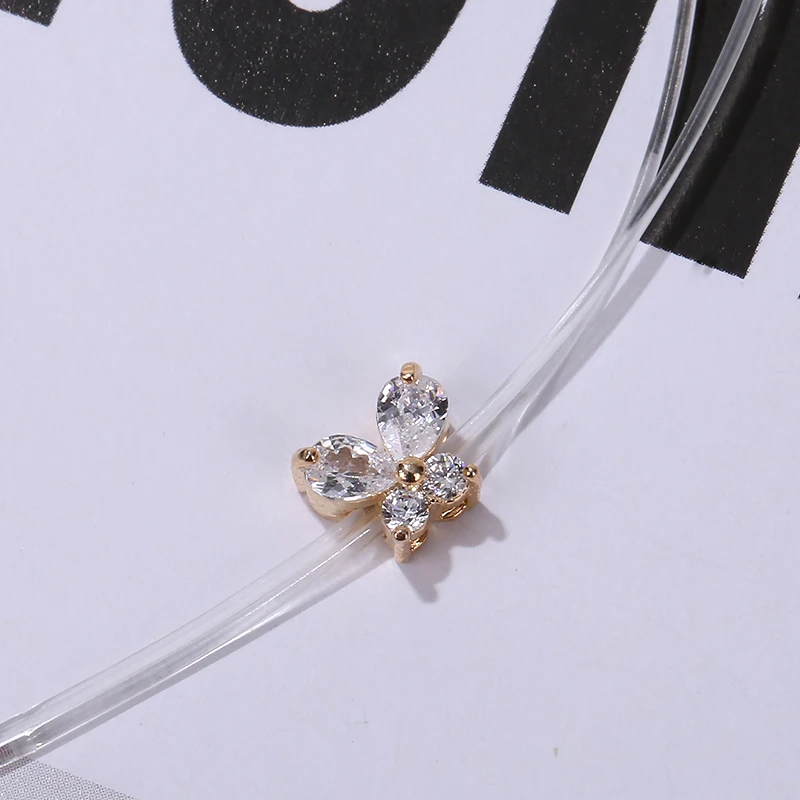 2022 New Personality Fashion Butterfly Zircon Pendant Necklace Invisible Transparent Fishing Line Necklace Women Collier Femme
2022 New Personality Fashion Butterfly Zircon Pendant Necklace Invisible Transparent Fishing Line Necklace Women Collier Femme