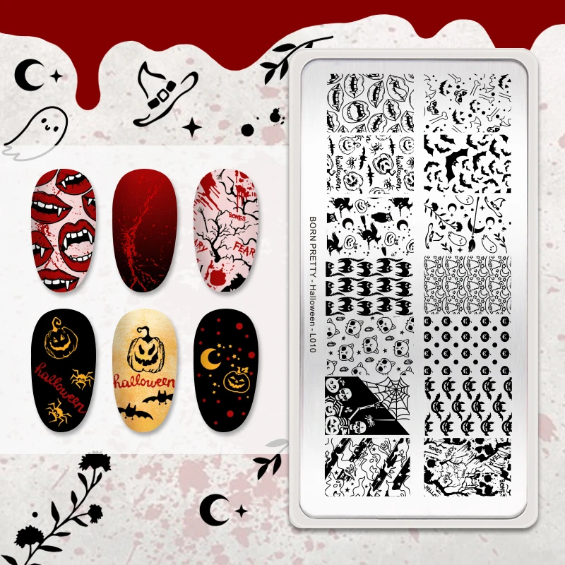 BORN PRETTY Nail Stamping Plates Halloween Pattern Nail Art Stamp Tempalte Stainless Steel DIY Image Print Plate Stencils Tool
BORN PRETTY Nail Stamping Plates Halloween Pattern Nail Art Stamp Tempalte Stainless Steel DIY Image Print Plate Stencils Tool