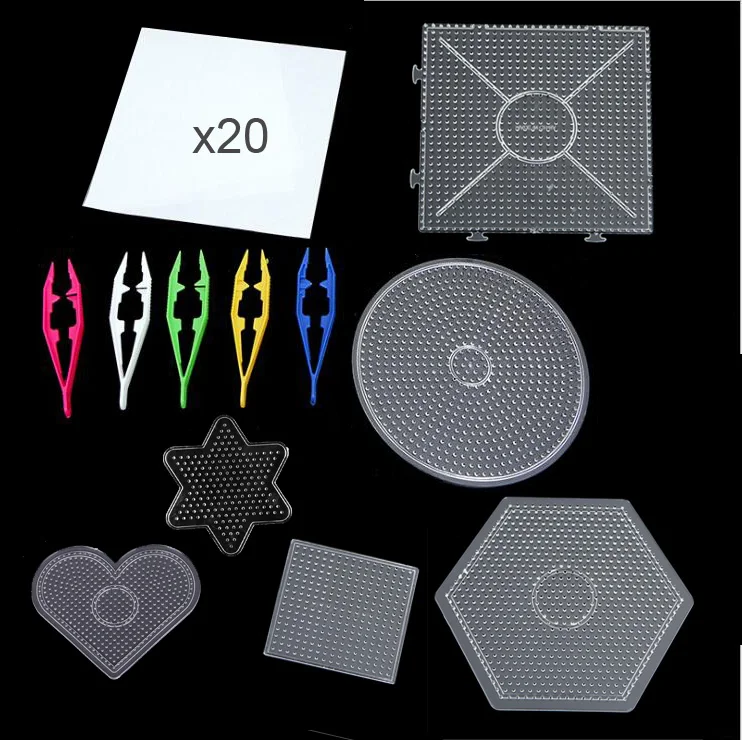 Yantjouet 5mm Hama Beads Pegboard Set Template Board Tool Circular Square Educational DIY Figure Material Board
Yantjouet 5mm Hama Beads Pegboard Set Template Board Tool Circular Square Educational DIY Figure Material Board