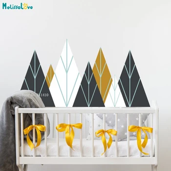 Geometric Mountain Wall Decals Kids Room Nursery Decor New Art Stickers Self-adhesive Murals Unique Gift For Baby YT5297 
Geometric Mountain Wall Decals Kids Room Nursery Decor New Art Stickers Self-adhesive Murals Unique Gift For Baby YT5297