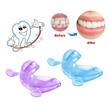 2Pcs Soft Orthodontic Brace Buck Teeth Retainers Boxing Tooth Protector Dental Mouthpieces Orthodontic Appliance Trainer 
2Pcs Soft Orthodontic Brace Buck Teeth Retainers Boxing Tooth Protector Dental Mouthpieces Orthodontic Appliance Trainer