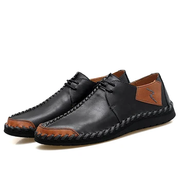 New Leather Men Casual Shoes Plus Size47 Lace Up Leisure Business Male Zapatos Outdoor Walking Sneakers Soft Comfortable Sapatos
New Leather Men Casual Shoes Plus Size47 Lace Up Leisure Business Male Zapatos Outdoor Walking Sneakers Soft Comfortable Sapatos