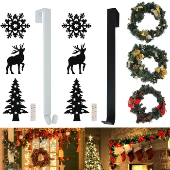 Christmas Hook Christmas Metal Wreath Hanger Door Hook Hangers Christmas Decoration Supplies With Deer Snowflake Christmas Tree
Christmas Hook Christmas Metal Wreath Hanger Door Hook Hangers Christmas Decoration Supplies With Deer Snowflake Christmas Tree