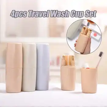 4pcs/set Travel Portable Toothbrush Comb Case Bottles Cup Holder Storage Organizer Shampoo Shower Gel Dispenser Box
4pcs/set Travel Portable Toothbrush Comb Case Bottles Cup Holder Storage Organizer Shampoo Shower Gel Dispenser Box