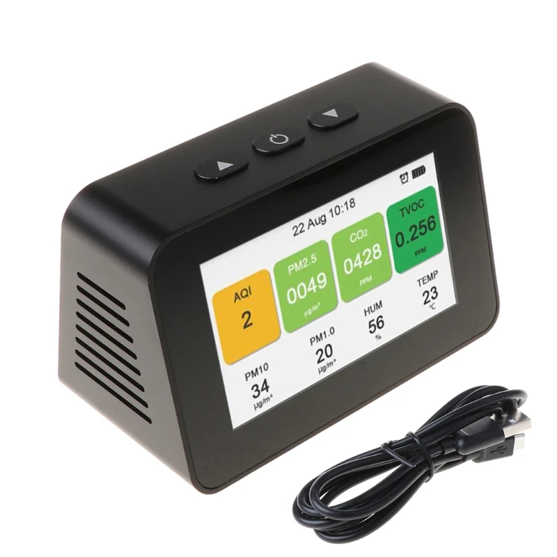 Portable Digital LCD display Quick Sensing Air Quality Monitor Gas Pollution G88A
Portable Digital LCD display Quick Sensing Air Quality Monitor Gas Pollution G88A