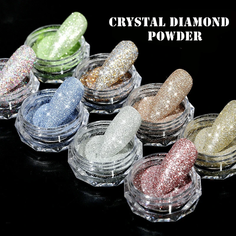 1g/box Sparkly Nail Crystal Diamond Powder New Laser Burst Flash Sugar Diamond Woolen Glitter DIY Nail Art Decorations 3d Charms
1g/box Sparkly Nail Crystal Diamond Powder New Laser Burst Flash Sugar Diamond Woolen Glitter DIY Nail Art Decorations 3d Charms