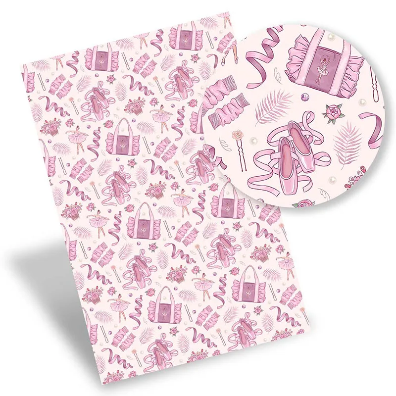 Faux Synthetic Leather Sheets Ballet Shoes Cartoon Printed Leather Fabric DIY Hair Bow Earrings Handbag Craft Sewing 22*30cm/pc
Faux Synthetic Leather Sheets Ballet Shoes Cartoon Printed Leather Fabric DIY Hair Bow Earrings Handbag Craft Sewing 22*30cm/pc